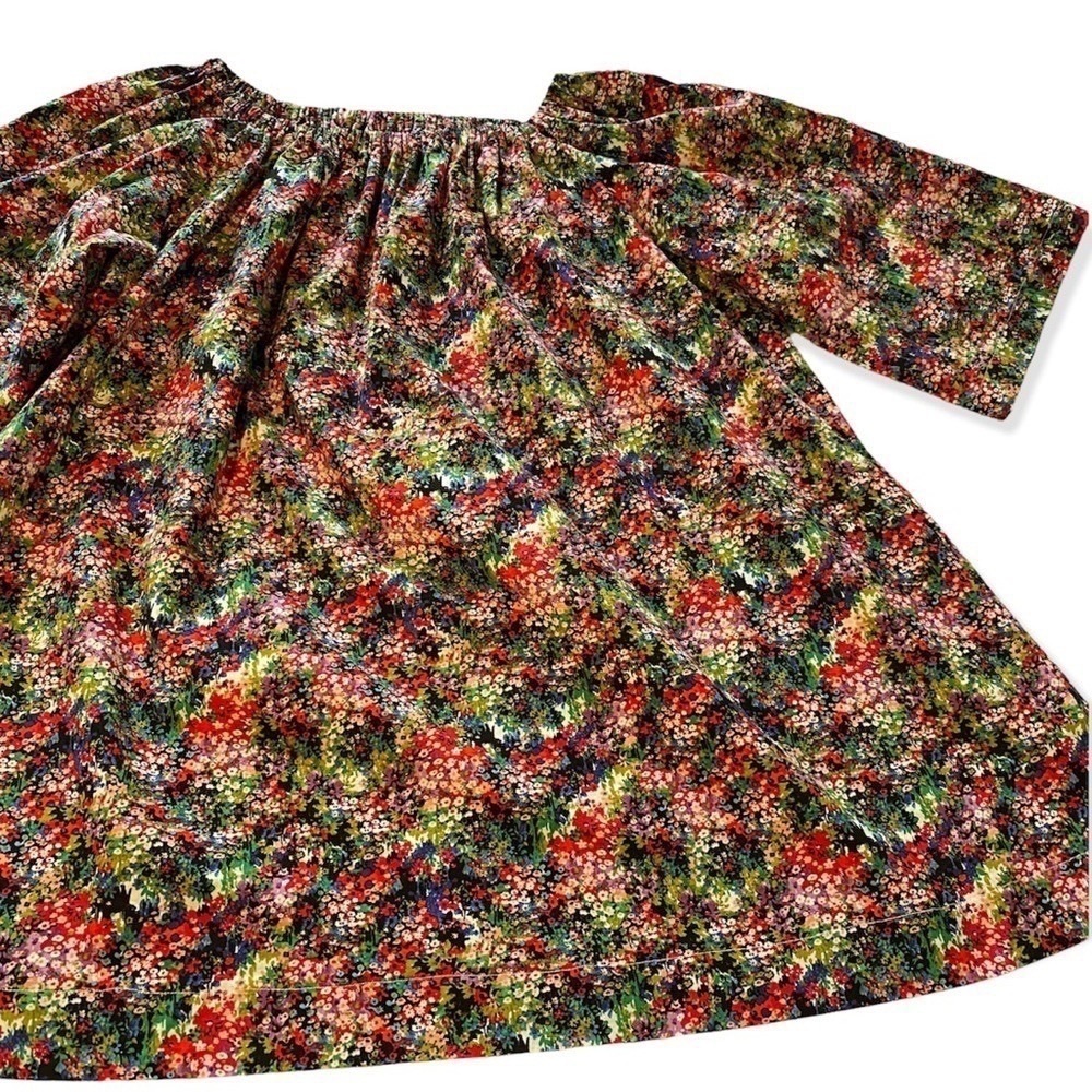 Handmade Homemade Floral Shift Dress Muumuu Size Medium - Picture 3 of 10